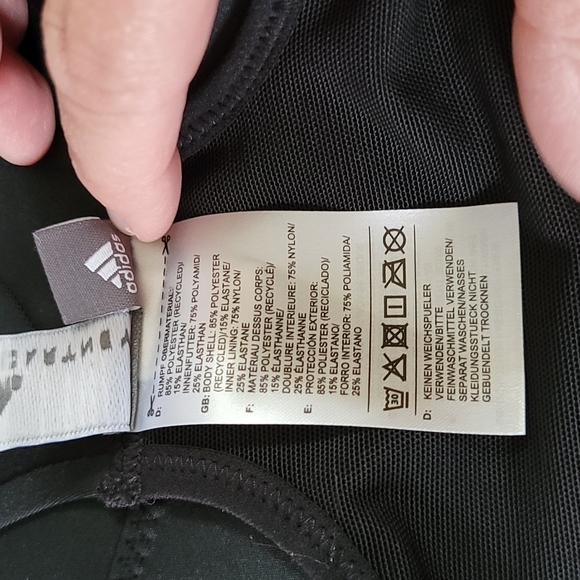 Adidas by Stella McCartney women's size XS black sports bra - Picture 12 of 15